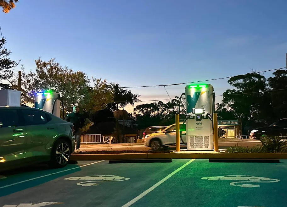 EV charger in Frenchs Forest
