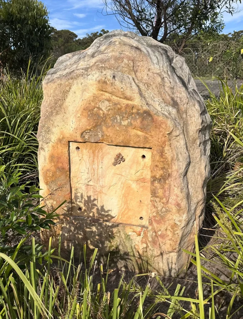 Blinking Light plaque stolen